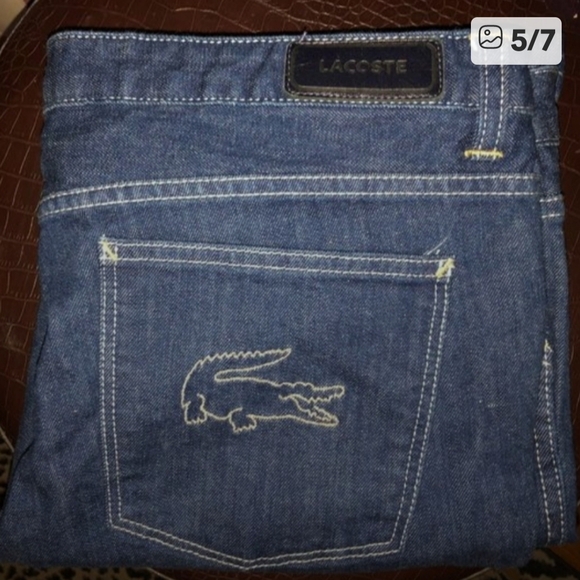 Lacoste Women's Blue Jeans - Picture 6 of 7
